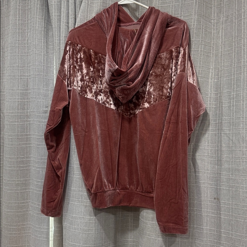 Easel mauve pink velour lounge set - Picture 5 of 7